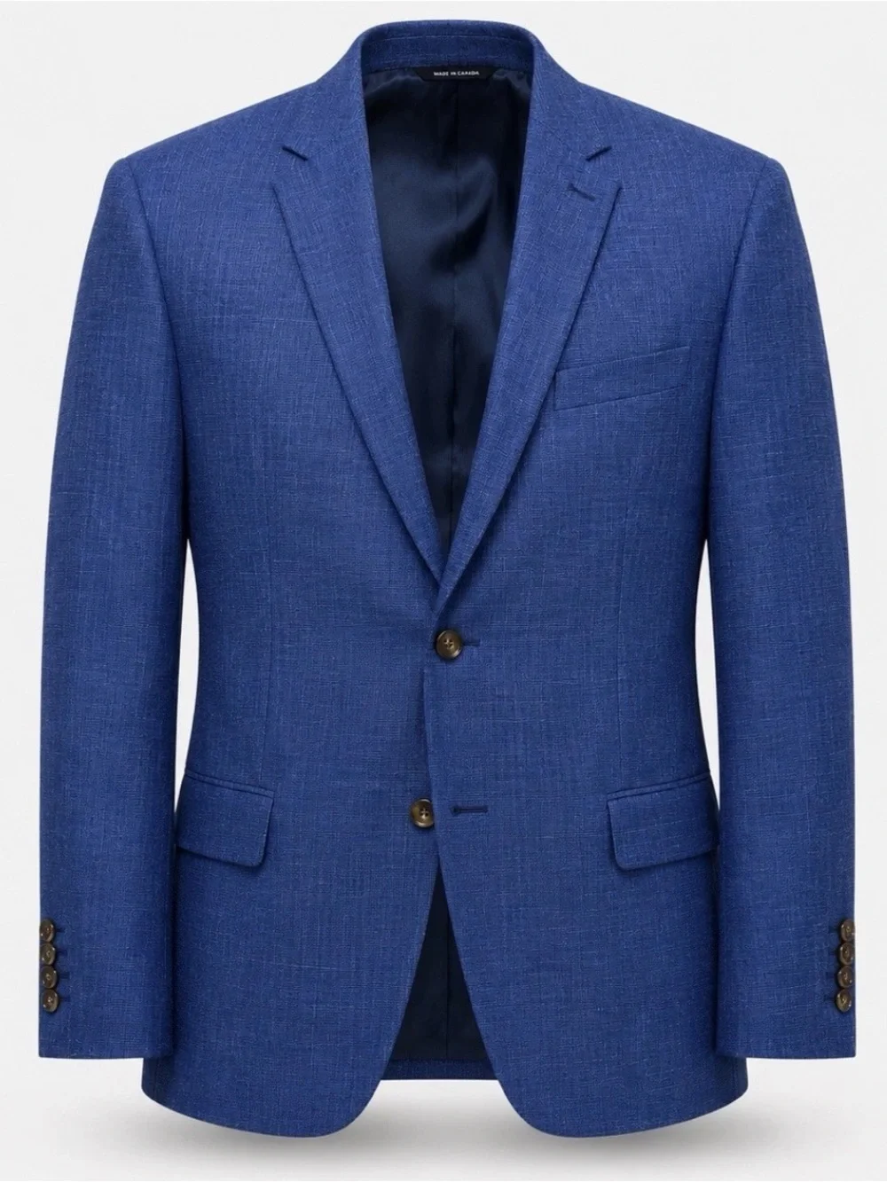 Ralph Ralph Lauren Blazer Sport Coat Men's 42R Blue Wool Silk Linen Blend